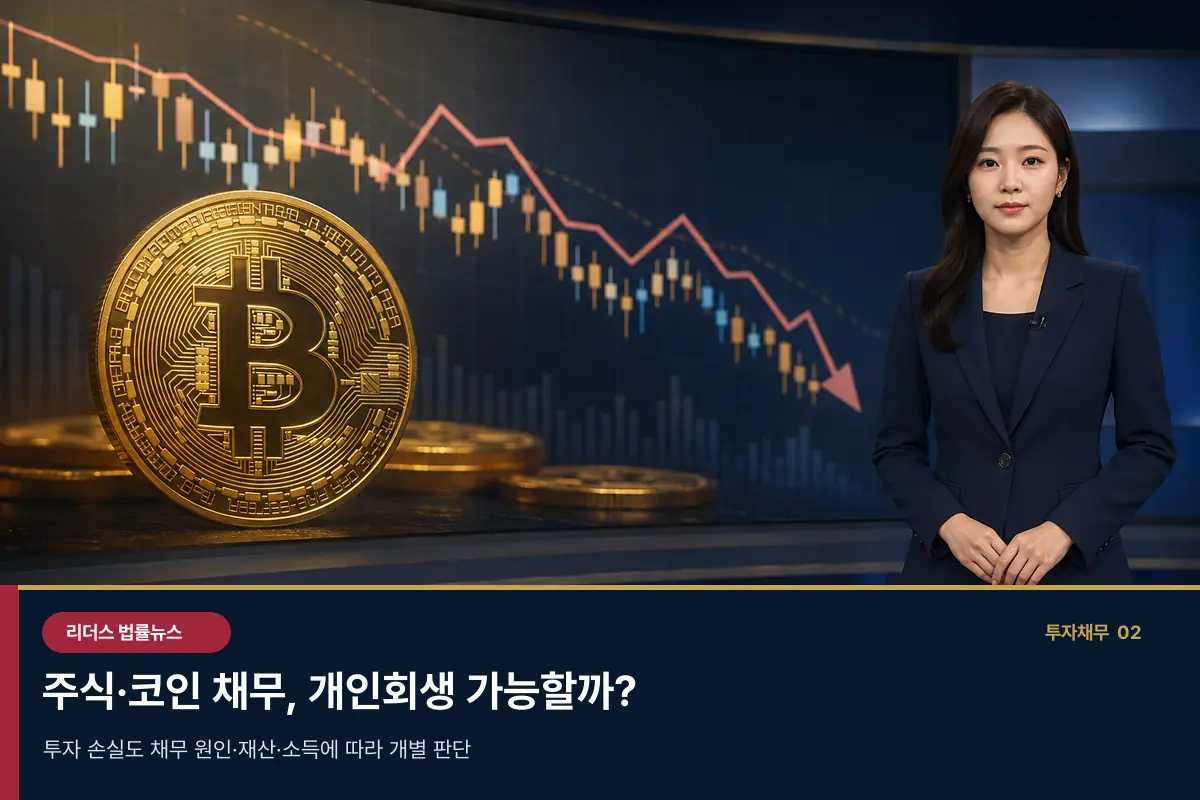 주식·코인 채무, 개인회생 가능할까?